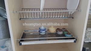 2 Tiers Stainless Steel Kitchen Dish Drying Rack Stainless Steel Kitchen Utensil Rack Buy Stainless Steel Kitchen Utensils Kitchen Utensil Rack Utensil Racks
