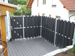 Wpc Sichtschutzzaun Sichtschutzzaun Gartensichtschutz Garten