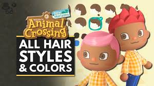 Unlike other guides, this one uses the exact wording of the english language versions. Animal Crossing New Horizons All Hairstyles Color Customization Options Youtube