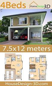 Sam phoas channel if you think this plan is useful for you. Family House 4 Bedroom House Floor Plan Design 3d House Storey