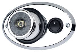 Adjustable Led Map Dome Light W Switch Chrome Plated Super Bright Leds