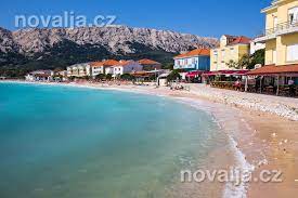 Krk, chorvatské ostrovy, krk, chorvatsko. Baska Ostrov Krk Novalja