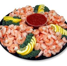 To unmold, place a large platter upside down over bowl, then turn platter and bowl over; Cocktail Shrimp Platter Kirk Market Party Food Menu Easy Dinner Party Recipes Funeral Food