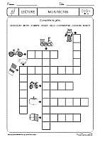 Coloriageastronaute.club, avec ceci occasion je vais scomment vous par rapport à mots fléchés facile à imprimer. Mots Fleches En Lecture Gs Cp Ce1 Les Coccinelles