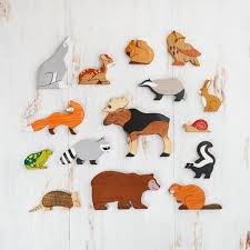 See more ideas about wooden animals, wooden, wood toys. Wooden Toy Animals Woodland Animals Figurines Waldorf Toys Etsy In 2021 Pet Toys Wild Animal Toys Wooden Animals