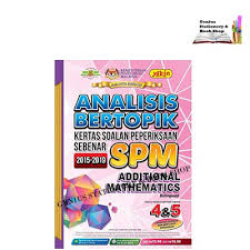 The objective is to help form 5 students enhance skills in additional mathematics as preparation for spm examination. The Analysis Of The Soalan Paper Of The Periscope Of Spm Additional Mathematics Bilingual Past Year Spm Gt 2020 Shopee Singapore