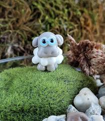 Tiny Sheep Miniature Figurine Sculpture Mini Fairy Garden Etsy In 2020 Fairy Garden Etsy Miniature Figurines Mini Fairy Garden