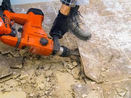 Affordable dust free tile removal starting at $1.95 per sq ft. Hirepool Removing Floor Tiles