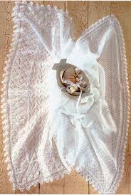 To keep it unisex i used a creamy colour, but i think it would look stunning in any colour you choose. Needlecrafts Yarn Scalloped Lacy Baby Christening Shawl Robe 3 Ply Knitting Pattern Kisetsu System Co Jp