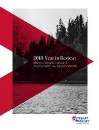 Competition is key to unlocking the full potential of the digital economy, driving innovation and increasing productivity. 2018 Year In Review Atlantic Canada Labour Employment Law Developments Stewart Mckelvey