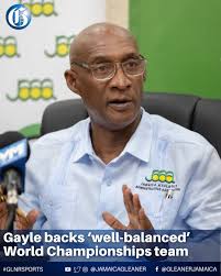 President of the Jamaica Athletics Administrative Association, Garth Gayle,  has described the team selected for the September 13-21 World Athletics  Championships in Tokyo, Japan as “well-balanced”. “This team has youth and  experience.