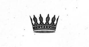 Black And White Crown Logo Logo Idea Crown Illustration Crown Logo Branding Design Logo