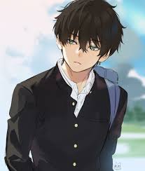 Houtarou Oreki Anime Drawings Boy Cute Anime Guys Hyouka