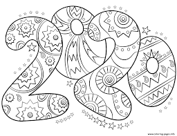 These spring coloring pages are sure to get the kids in the mood for warmer weather. 2020 Number New Year Coloring Pages Printable
