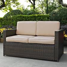 Aldo Outdoor Loveseat In 2020 Outdoor Loveseat Wicker Loveseat Patio Loveseat