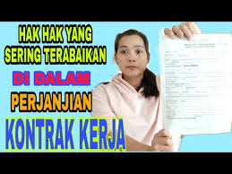 Dalam pelibatan dengan pihak kedua, maka sering kali kita membuat surat kontrak kerja proyek yang dimaksudkan agar hal apa pun yang. Hak Hak Dan Kepetingan Tki Di Taiwan