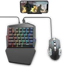 Gaming Keyboard And Mouse Mobile Phone Game Ipad Ios Android Phone