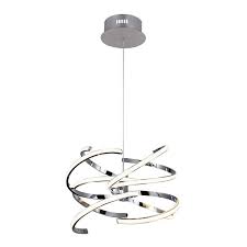 Lampadario Moderno Curvy Led Integrato Bianco D 48 Cm 4 Luci Novecento Prezzi E Offerte Online Leroy Merlin Lampadari Moderni Lampadario Led