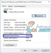 If you are using windows 10, click start and type in device manager. How To Check How Much Vram You Have On Windows 10 Appuals Com