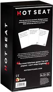 Give hot seat a try and tell us how you like it. Hot Seat Card Game The Party Game About Your Friends Card Games Amazon Canada