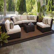 Allen Roth Blaney 6 Piece Outdoor Conversation Set 3 Lg 2023 00b 2 Lg 2023 00r Patio Furniture Covers Allen Roth Patio Furniture Patio Furniture Cushions