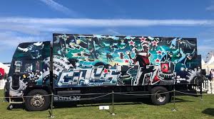 All banksy prints are sent via our trusted professional art courier, flight logistics, who have more than 30 years experience shipping art for museums and galleries across the globe. Banksy Painted Turbozone Truck Fails To Sell At Auction Bbc News