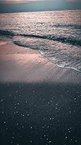  Desiran Ombak Pantai Sore Scenery Wallpaper Beach Wallpaper Scenery