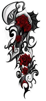 Tribal Rose Tattoos Tattoo Rose Fleur Motif Tribal Tour De Bras Ou Bas Du Dos With Images Tribal Rose Tattoos Tribal Tattoos Tattoos