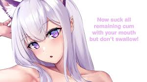 Emilia Teaches You How To Eat Your Own Cummies Re:Zero Hentai Joi Cei  (Femdom Edging Feet Pet Play)