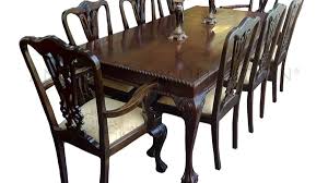This is part 2 of 2. Chippendale French Dining Table And Chair 8 Seater Mahogany Antique Reproduction Shop