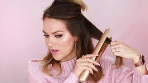 HOW TO CURL YOUR HAIR WITH A TWIST IRON STRAIGHTENER SOFT BIG BEACH WAVES  FOR SHORT TO MEDIUM HAIR.