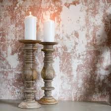 Bougeoir Haut Sur Pied En Manguier Fait Main Akello Nkuku Chandeliers Bougeoirs Bois Bougeoirs