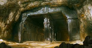 Artstation Spellforce 3 Desert Dungeon Entrance Raphael Lubke This piece is set outside the fire dungeon entrance, showing the charred type of environment that would pervade a. desert dungeon entrance raphael