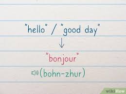 This literally means good day and can be used for good morning in french too. 4 Ways To Say Hello In French Wikihow