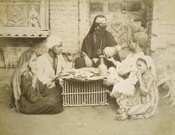 Women Grinding at the Mill, Palestine
