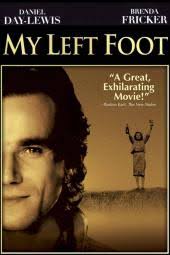 Angry and drunk, christy causes a scene at a restaurant. My Left Foot Movie Review