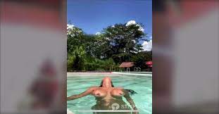 Cataleya Russo skinny dipping