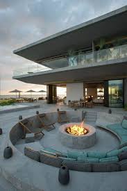 Cheminee Exterieure Et Deco De Terrasse Design Modern Architects Build A Fireplace Architect House