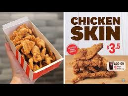 Today (3 august), kfc malaysia has finally released a video announcing the glorious and crispy snack it is now selling. Crispy Fried Chicken Skin Kfc Turn Up The Volume Please Youtube