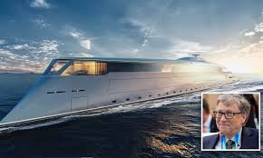 It was recently noted in 2019 that the. Designer Denies Bill Gates Has Commissioned A 645million 370ft Eco Friendly Superyacht Daily Mail Online