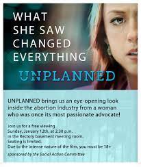 Until the day she saw something that changed everything. Our Lady Queen Of Martyrs Unplanned The Movie Free Screening