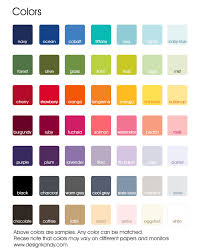 Color Choice Chart Designkandy