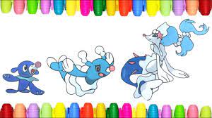 Mandala coloring pages yandere pocket monsters marvel water pokémon fan art pokemon primarina aesthetic drawing mandala coloring. Pokemon Coloring Pages Popplio Brionne And Primarina Youtube