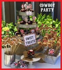 Images of western table decorations | western themed table decor for luncheon. Cowboy Birthday Party Ideas Simonemadeit Com