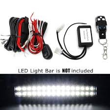Take note that as the installation involves mains power supply, only those who are when doing the wiring, it is recommended that the power supply is disconnected from the load and the switches. Led Lightbar Relay Wiring Harness W Led Indicator Light Switch Ijdmtoy Com