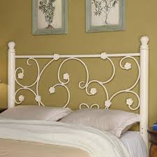 Find metal folding chairs at lowe's today. Coaster Iron Beds And Headboards Full Queen White Metal Headboard With Elegant Vine Pattern A1 Furniture Mattress Headboards