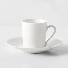 The latter is often the best, as it retains heat better, spreads. Apilco Tuileries Porcelain Espresso Cups Saucers Set Of 4 Williams Sonoma