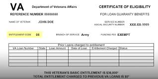 Common Va Entitlement Codes Definitions And Eligibility