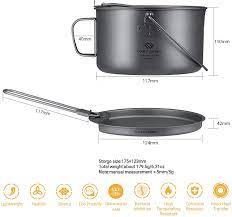All the recipes that we share are from us or cooks around the world. Buy Cook N Escape Titanium Camping Cookware Ultralight 2 Piece 1 5l Hanging Pot And 0 45l Pan With Folding Handle Outdoor Cookset Open Over Fire Hiking Backpacking Online In Japan B08s6mvk1j