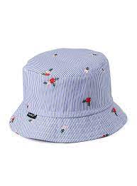 Mini Stripe And Rose Bucket Hat Simons Shop Winter Fashion Hats For Women Online In Canada Simons Winter Fashion Hats Outfits With Hats Hat Fashion